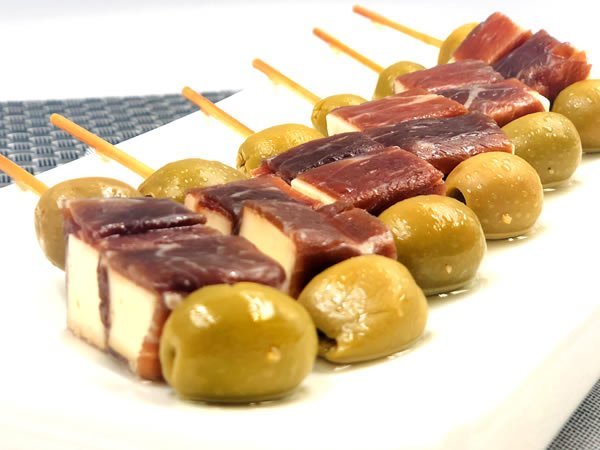 Gilda de Cecina con Queso